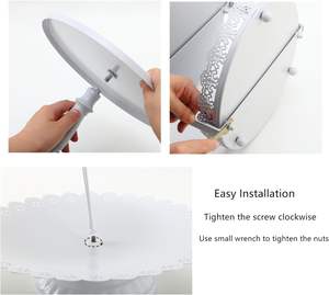 Soporte de Metal Artístico para Pasteles y Postres, Ideal para Decoración de Eventos y Arreglos de Mesa para Celebraciones, Venta al por Mayor - Product Image 2