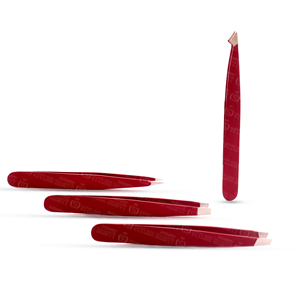 Pinzas de Depilación de Precisión de Acero Inoxidable, Belleza de Lujo para Resultados, Ergonómicas, Duraderas, Punta Inclinada, Hechas a Mano - Product Image 3