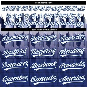 เสื้อซอฟต์บอลสีขาวกรมท่า ดีไซน์ไล่เฉดสีลายคลื่น ผลิตจากโพลีเอสเตอร์ 100% ผ้าตาข่ายเบิร์ดอาย  รับสกรีนโลโก้ ชื่อทีม และหมายเลขผู้เล่น O - Product Image 4