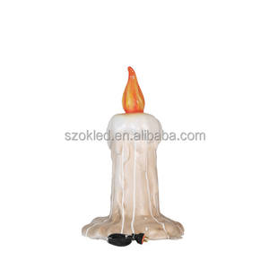 Halloween Kerze Kleiner Spuk besen mit Säule Hexens tuhl Rückgewinnung Spinne Vogels cheuche Foto Op Mäuse Werwolf Mäuse Geist - Product Image 6