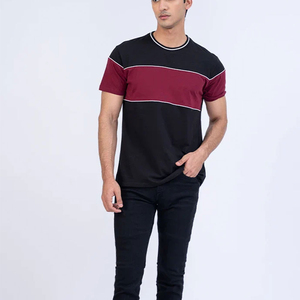 T-shirt pour homme de conception professionnelle fabriqué au Pakistan, vente chaude, respirant, confortable, coupe ajustée, prix bas - Product Image 5
