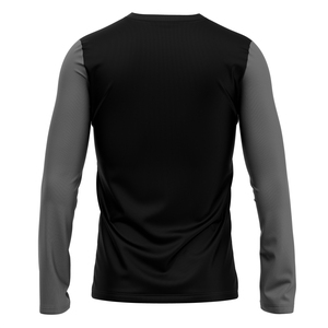 T-shirt de sport à manches longues pour homme, personnalisé, à séchage rapide, compression, fitness, musculation, performance athlétique, vêtements de sport - Product Image 2