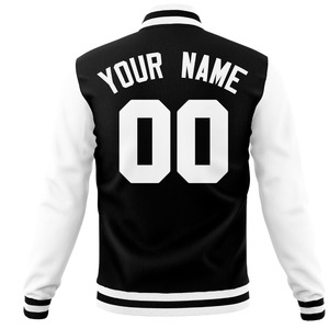 Veste universitaire personnalisée en laine et manches en cuir blanc, veste de baseball respirante de style Letterman - Product Image 3