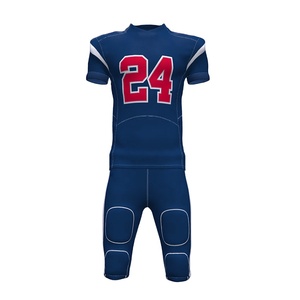 Uniforme de Fútbol Americano Sibrin de Primera Calidad con Logotipo Personalizado, Conjunto de Pantalones Cortos y Jersey de Poliéster Cómodo y Transpirable - Product Image 1