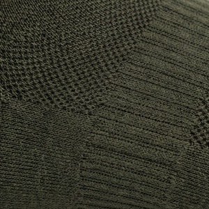 Crew <b>Socks</b> Solid Olive Green Knitted Breathable Polyester Spandex <b>Men</b> Women Casual Daily Wear Summer Standard Thickness - Product Image 5