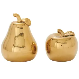 Statue de famille de cerfs en métal contemporaine, décoration de jardin, art de Noël pour la maison, le bureau ou la table, grand grossiste - Product Image 3