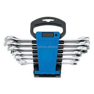 WIGA Ratcheting Open End Wrench Set HRC44-48 CR-V Double End Metric High Torque DIY Kit - Product Image 1