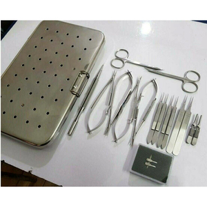 Ensemble d'instruments de microchirurgie, kit chirurgical microscopique, acier inoxydable de précision, autoclavable - Product Image 2