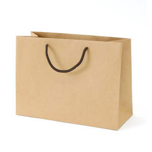 Bolsas de Compra Ecológicas de Papel Kraft Negro con Logotipo Personalizado, Embalaje Duradero para Minoristas, con Cinta Clásica Laminada para Prendas - Product Image 5