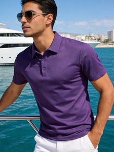 T-shirt de sport pour homme à manches courtes, séchage rapide, décontracté, respirant, pour l'extérieur, été - Product Image 3