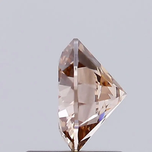 Diamante Redondo Cultivado en Laboratorio de 0.98 Ct, Color Rosa Marrón Fantasía VS1, Certificado IGI, Diamante Suelto para Anillo de Compromiso Solitario, Diamante Real - Product Image 2