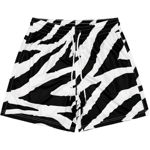 กางเกงขาสั้นกีฬาลายม้าลายสำหรับผู้ชาย ผ้าตาข่าย พิมพ์ลายกราฟิกแบบระเหิด น้ำหนักเบา ระบายอากาศได้ดี เหมาะสำหรับเล่นบาสเก็ตบอล ออกกำลังกาย หรือใส่ลำลอง - Product Image 1