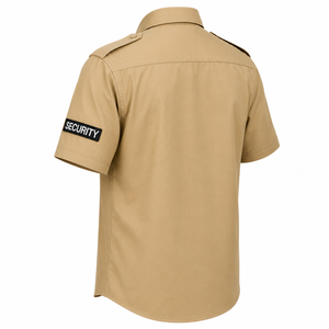 Ropa de Trabajo Transpirable, Camisas de Trabajo de Alta Calidad, Personalización de Logotipo, Ropa de Trabajo de Manga Corta con Botones, Camisa de Seguridad para Hombre con Bolsillo - Product Image 4