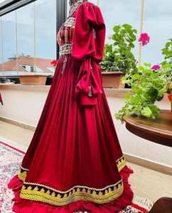 Vestidos vintage afganos de lujo para boda, hechos a mano, para mujer, venta en línea, vestidos tribales KUCHI, de tela gruesa, en varios colores y tallas. - Product Image 2