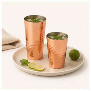 High-Quality Pure <b>Copper</b> Hammered Tumbler Solid <b>Copper</b> Drinking Glass for Health Benefits Handcrafted Eco-Friendly Water <b>Cup</b> - Product Image 6
