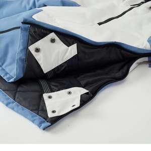 Sweat à capuche imperméable pour homme, veste de snowboard, coupe-vent d'hiver, sport de plein air, demi-zip, colorblock, respirant, vêtements de ski - Product Image 5