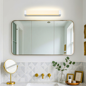 โคมไฟติดผนัง LED สแตนเลสสำหรับตกแต่งบ้านหรูหรา วิลล่าในร่ม โคมไฟกระจกสำหรับห้องน้ำ ระดับการป้องกันน้ำ IP44 เหมาะสำหรับโรงแรม - Product Image 6