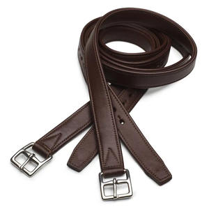 Estribos de Cuero Vacuno Genuino de Alta Resistencia, Pedales de Seguridad Ecuestres, Accesorios Profesionales de Equitación en Cuero Marrón - Product Image 5