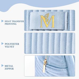 Borse Cosmetiche Personalizzate con Monogramma per Donne, Migliori Amiche, Sorelle - Regali Personalizzati per San Valentino, Compleanno e Ringraziamento - Product Image 4