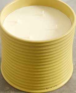 Vase à bougie en céramique côtelée haut de gamme, triple mèche, longue durée de combustion, finition texturée, durable, décoration de luxe pour la maison, choix de cadeau original - Product Image 6