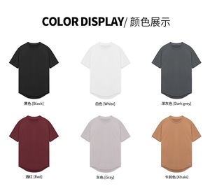 Custom Logo Men's T-<b>shirt</b> Gym Fitness Training Sport Muscle Slim Fit <b>Shirt</b> <b>100</b>%<b>Polyester</b> Quick Dry Workout Running Men T <b>Shirts</b> - Product Image 3