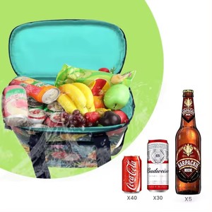 2026 Custom Printing Waterproof Food Storage Picnic Cooler Bag with Shoulder Strap Tarpaulin Insulated Cooler Bag - Product Image 4