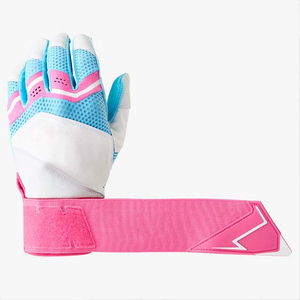Gants de frappe de baseball personnalisables avec fermeture flexible, adhérence supérieure, service OEM, vente en gros pour clubs de baseball et détaillants - Product Image 3