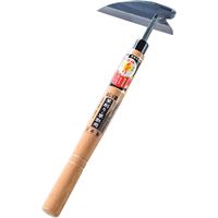 In acciaio ad alto tenore di carbonio giardino diserbo falce zappa ritorto a mano attrezzi da giardinaggio con manico in legno