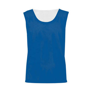 Maillot d'entraînement professionnel réversible grande taille pour football, avec logo personnalisé, sans manches, en maille, pour entraînement et matchs - Product Image 6