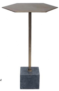 Aluminum Palm Side <b>Table</b> Ottoman Brass Spray Room Luxury <b>Table</b> Usage Office Home Room Restaurant <b>Round</b> Made in India Square Best - Product Image 3