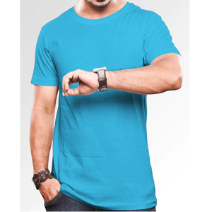 Camiseta Casual de Manga Corta para Hombre, Lisa, 100% Poliéster, Secado Rápido, Transpirable, con Logotipo Personalizado, Deportiva, para Correr, Corte Regular - Product Image 5