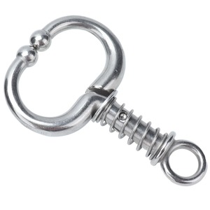 Anillo Nasal para Ganado de Acero Inoxidable, Abrazadera Nasal para Toro/Vaca, Anillo Nasal con Resorte en Forma de W para Accesorios de Cría en Granjas - Product Image 3
