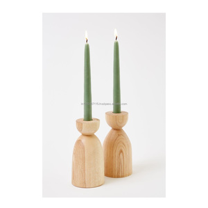 Porte-bougie en bois artistique avec des sculptures florales complexes, parfait pour la décoration festive, l'inauguration de maison traditionnelle ou comme cadeau - Product Image 6