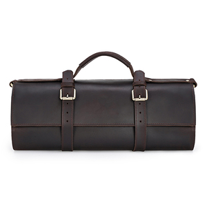 High Quality Genuine Leather Chef <b>Tool</b> Bag Wholesale Knife Custom Packaging Chef Knife <b>Roll</b> Bag At Competitive Rates - Product Image 1