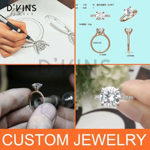 D'vins Jewels D Color 0.3ct 0.5ct 1ct 1.5ct 2ct 3ct 4ct 5ct 6ct Diamantes Creados en Laboratorio al por Mayor HPHT CVD Diamantes Cultivados en Laboratorio Rellenados - Product Image 5