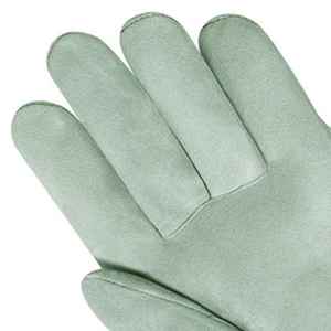 Leather Safety <b>Driver</b> <b>Gloves</b> Full Smooth Texture Elastic Wristband Anti Slip Durable General Purpose Powder Free Silicone Free - Product Image 5