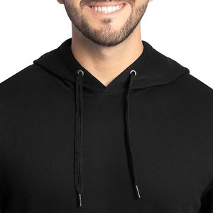 Sudadera con Capucha para Hombre, Invierno, 100% Algodón, Ecológica, Transpirable, Color Sólido, Diseño con Logotipo Personalizado, Venta al Por Mayor - Product Image 3