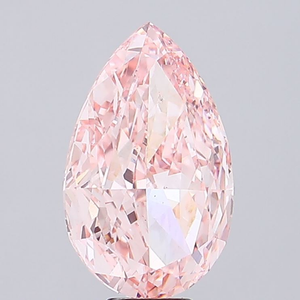 Diamant de laboratoire de haute qualité, taille poire, rose vif fantaisie, clarté VS2, CVD, diamant non monté, polissage excellent, approvisionnement export. - Product Image 1