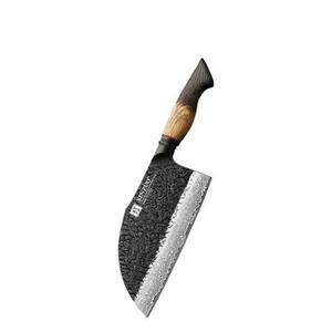 Couteau de cuisine artisanal en acier à motif Damas, manche en bois, lame droite, couteau de chef pour la cuisson - Product Image 3