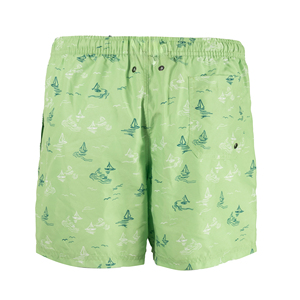 Shorts de Playa Personalizados para Hombre con Logotipo, de Secado Rápido, con Estampados de Leopardo y Paisley por Sublimación, con Cremalleras, para Natación y Surf - Product Image 6