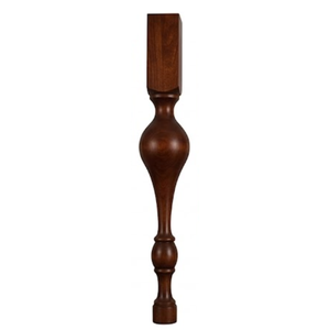 Premium Wooden Furniture Legs Rubber Wood <b>Table</b> Supports for Modern Interior Furniture Wood Dining <b>Table</b> Legs - Product Image 1