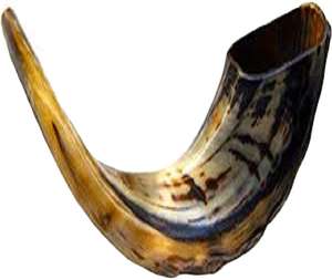 Shofar artisanal de haute qualité, imperméable, en corne - Instrument de musique traditionnel ancien pour les cérémonies spirituelles - Product Image 3
