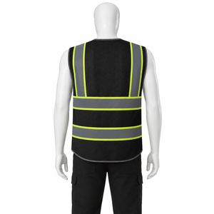 Chaleco de Seguridad de Alta Visibilidad con Múltiples Bolsillos y Tiras Reflectantes para Uso en Construcción e Industrial - Product Image 2