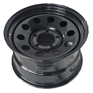 Raytop 18x10 5x150 Black Round Hole <strong>Steel</strong> <strong>Wheel</strong> 15" 16" 17" 18" 19" 20" <strong>Inch</strong> 5x120 5x127 5x139.7 5x150 5x165.1 6x139.7 <strong>Steel</strong> Rim - Product Image 1