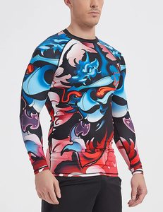 Custom Full Sublimation Rashguard Men Women Long Sleeve <b>UV</b> Protection Swimwear Wholesale OEM Sportswear OEM Wholesale - Product Image 2