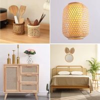 Offre Spéciale : Tressage en rotin vietnamien fait main, motif bâtonnets de bambou, emballage en rouleau, cannage de haute qualité, blanc