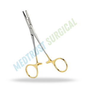 Porte-aiguilles Olsen Hegar, ciseaux TC 12 cm en carbure de tungstène, instrument chirurgical pour la suture et la coupe - Product Image 3