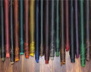 High Quality Polished Windproof Cowhide Ostrich Crunch <b>Leather</b> <b>Sheet</b> Split <b>Leather</b> Craft Home Decor Shoe Accessories Indian - Product Image 6