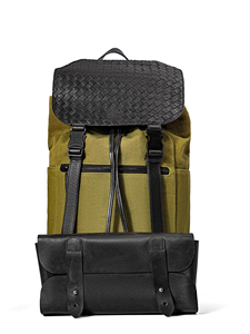 Genuine Leather Canvas Backpack <b>Water</b> Resistant Travel Laptop High Quality Wholesale Bulk OEM Factory 36-55L LCB-0028 - Product Image 6