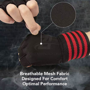 Guantes de Gimnasio Cómodos para Entrenamiento Físico, con Soporte para la Estabilidad de la Muñeca y Rendimiento en Ejercicios - Product Image 4